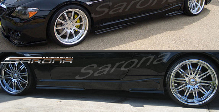 Custom BMW 6 Series Side Skirts  Coupe & Convertible (2004 - 2010) - $850.00 (Part #BM-002-SS)